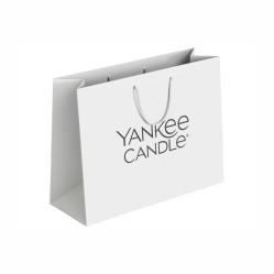 Yankee Candle Dárková taška bílá, malá 21,5x9x18cm