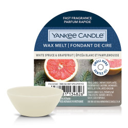 Yankee Candle WHITE SPRUCE & GRAPEFRUIT, vonný vosk 22 g NEW