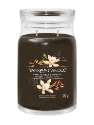 Yankee Candle VANILLA BEAN ESPRESSO, Signature velká svíčka 567 g