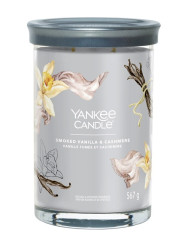 Yankee Candle SMOKED VANILLA & CASHMERE, Signature tumbler velký 567 g
