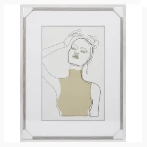 detail Hama rámeček dřevěný KOPENHAGEN, taupe, 60x80 cm POUZE OSOBNÍ ODBĚR