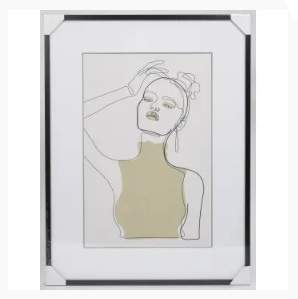 detail Hama rámeček dřevěný KOPENHAGEN, černá, 60x80 cm POUZE OSOBNÍ ODBĚR