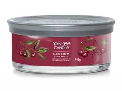 Yankee Candle BLACK CHERRY, Signature tumbler střední 340 g