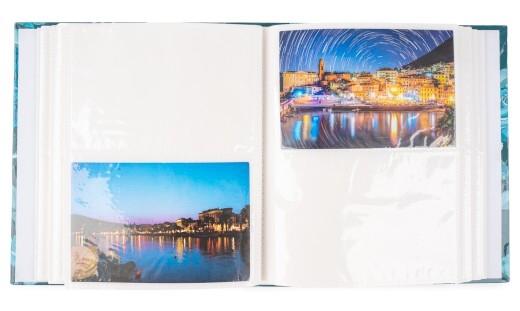 detail Fotoablum 10x15/304 bez popisu Gedeon TRAVEL VIEW, sv. modrý bok