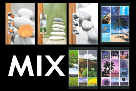 Fotoalbum 10x15/24 P2-4624 Squares mix / cena 1ks