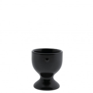 detail Bastion Collections EGG CUP in matt black, stojánek na vajíčko