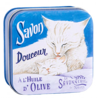 detail La Savonnerie Mýdlo v plechové dóze 100 g - CAT & KITTEN