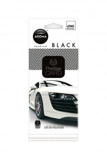 detail AROMA CAR PRESTIGE CARD BLACK