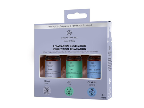 Chesapeake Bay Candle sada tří olejů Relaxation