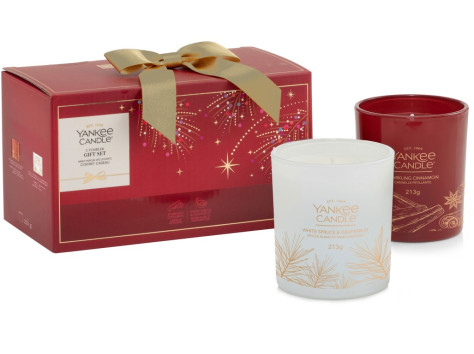 Yankee Candle Xmas 2026 Dárková sada 2x svíčka tumbler 213g