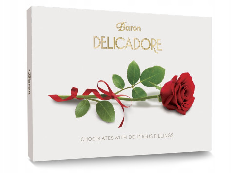 Baron Delicadore ROSE, bonboniéra hořká 195g