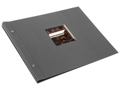 Šroubkové album klasik 39x31cm Goldbuch 28525 BELLA VISTA grey
