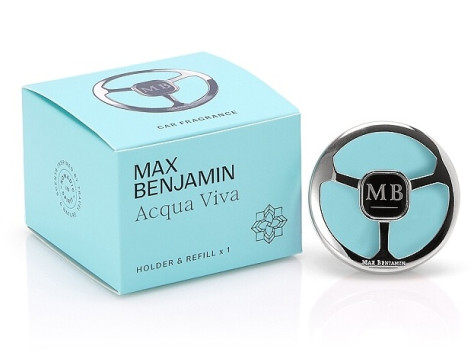 Max Benjamin Vůně do auta ACQUA VIVA, clip + náplň