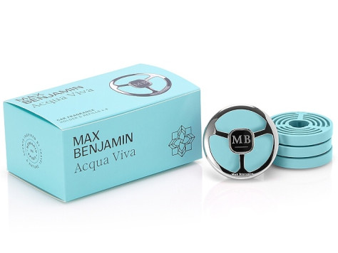 Max Benjamin Vůně do auta GIFT SET 1+4, ACQUA VIVA