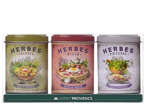 Esprit Provence Bylinkové trio - Pizza, Saláty & Ryby, 3ks