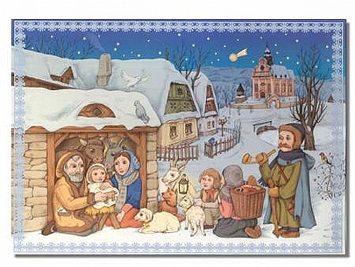 detail Albi Hrací přání BETLÉM Boni Pueri VESELÉ VÁNOČNÍ HODY koleda