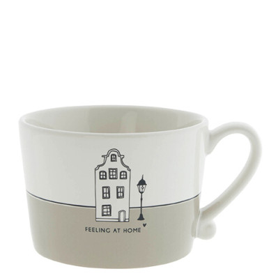 Bastion Collections Hrnek FEELING AT HOME in black/titan, 300 ml