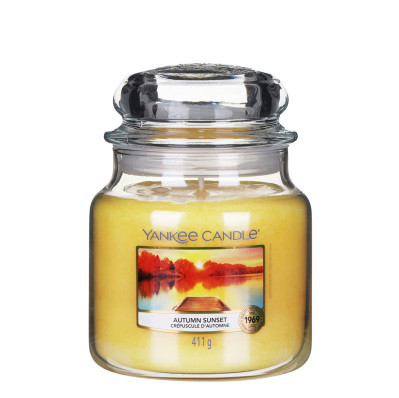 Vonná svíčka Yankee Candle AUTUMN SUNSET classic střední 411 g