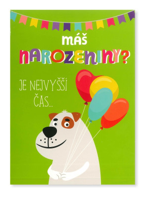 Albi Hrací přání MÁŠ NAROZENINY? Je nejvyšší čas...