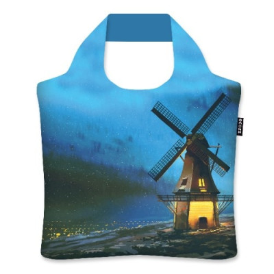 Nákupní taška ECOZZ - WINDMILL Tithi Luadthong, skládací na zip
