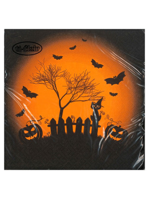 Ubrousky Ti-flair HAPPY HALLOWEEN TRICK, 33x33cm, 20ks