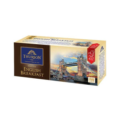 THURSON Ceylon 50g ENGLISH BREAKFAST, porcovaný 25 sáčků
