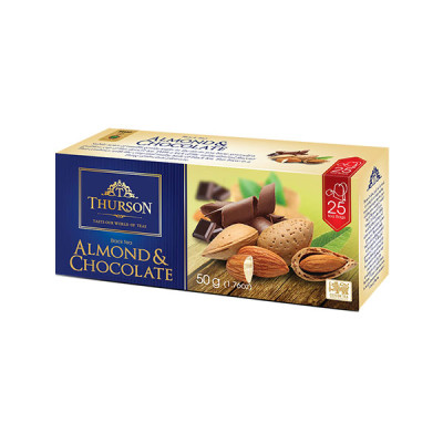 THURSON Ceylon 50g ALMOND & CHOCOLATE, porcovaný 25 sáčků
