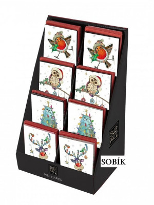 BUG ART Xmas MINI PŘÁNÍ - SOBÍK, 7x7cm