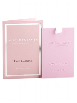 Max Benjamin TRUE LAVENDER, vonná karta 1ks