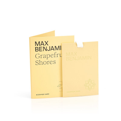 Max Benjamin GRAPEFRUIT SHORES, vonná karta do šatníku