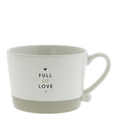 Bastion Collections Hrnek FULL OF LOVE in black/titane, 300ml