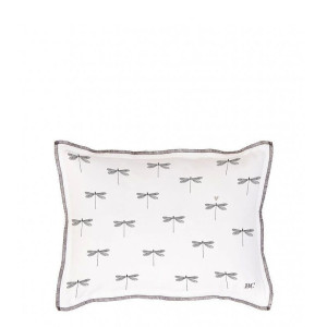 Bastion Collections Polštářek DRAGON FLY white, 25x35cm
