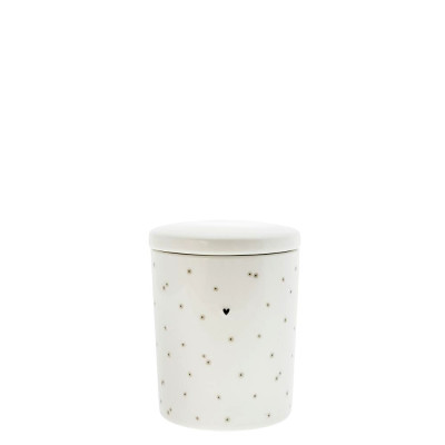 Bastion Collections Dóza FLOWERS in black/titane, 450ml