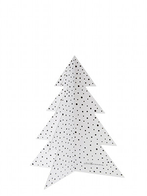 Bastion Collections Dekorace Xmas TREE - DOTS, střední 20 cm