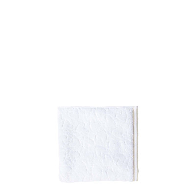 Bastion Collections Ručník TOWEL M, white in natural edge, 50x100cm
