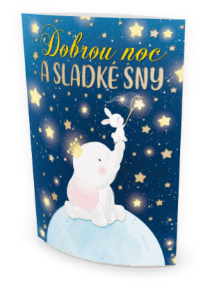 Nekupto Svítící lucernička s textem - Dobrou noc