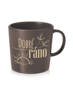 Nekupto KafeTearie - DOBRÉ RÁNO, hrnek tmavý, 300 ml