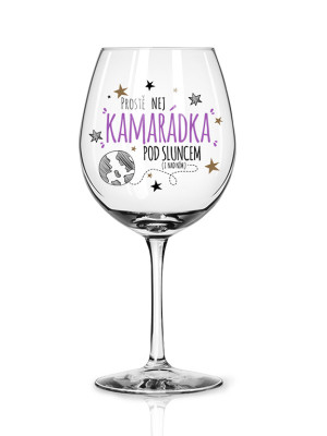 Nekupto DÁRKOVÉ CENTRUM - KAMARÁDKA, sklenka na víno 440ml