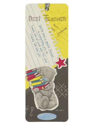 ME TO YOU - ZÁLOŽKA - BEST TEACHER