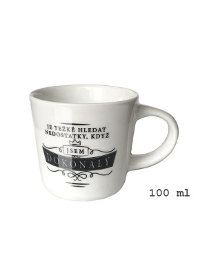 Nekupto Mini hrneček JSEM DOKONALÝ, 100ml
