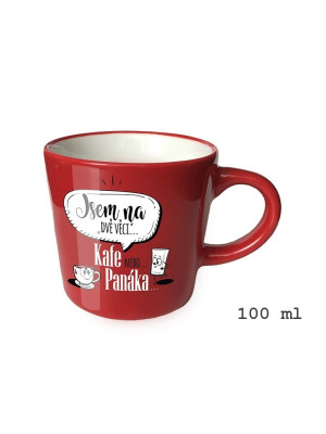 Nekupto Mini hrneček JSEM NA KAFE A PANÁKA, 100ml