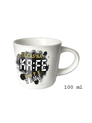Nekupto Mini hrneček JE ČAS NA KAFE, 100ml