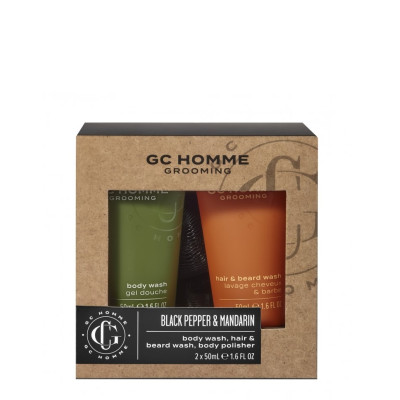 Grace Cole BLACK PEPPER, pánská dárková sada, 3 ks