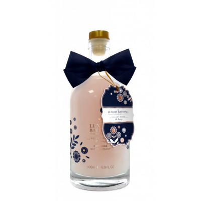 Grace Cole VELVET ROSE & PEONY, koupelová pěna ve skleněné dóze, 500ml