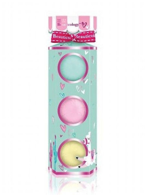 Baylis & Harding LAMA sada šumivých koulí do koupele, 3x 120 g