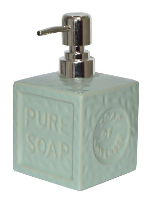 Mhome DÁVKOVAČ MÝDLA - PURE SOAP - ZELENÝ, keramika