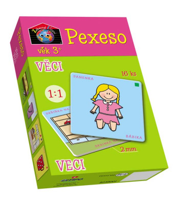 Ditipo PEXESO v krabičce VĚCI, 3+