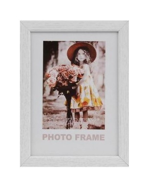 Rámeček dřevěný MDF 15x21 cm Fandy STYLE bílý