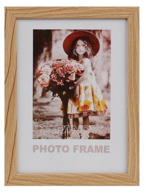 Rámeček dřevěný MDF 30x40 cm Fandy STYLE světle hnědý
