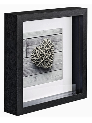 Hama portrétový rámeček dřevěný SCALA, 23x23 cm, černý
